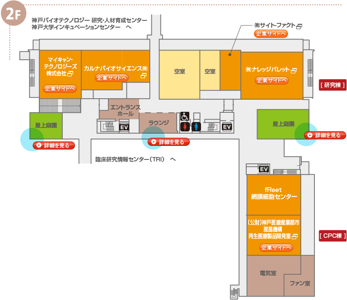 神戸バイオメディカル創造センター2F